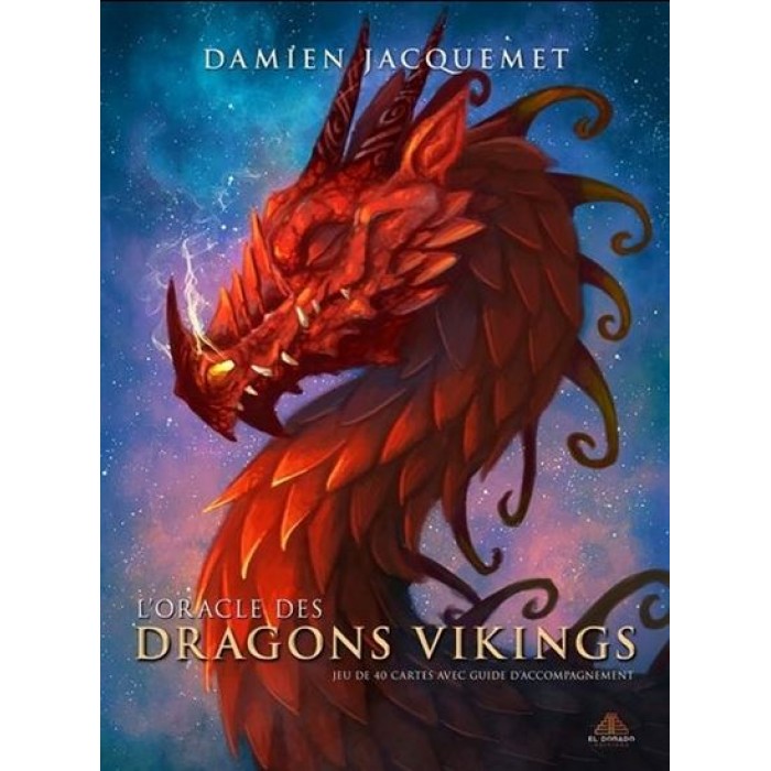 Oracle des dragons vickings : Jeu de 40 cartes avec guide d’accompagnement