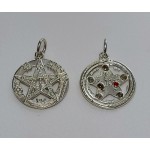 Pendentif  Tétragrammaton (amulette en argent)