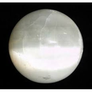 Sphère sélénite  (7-8 cm)