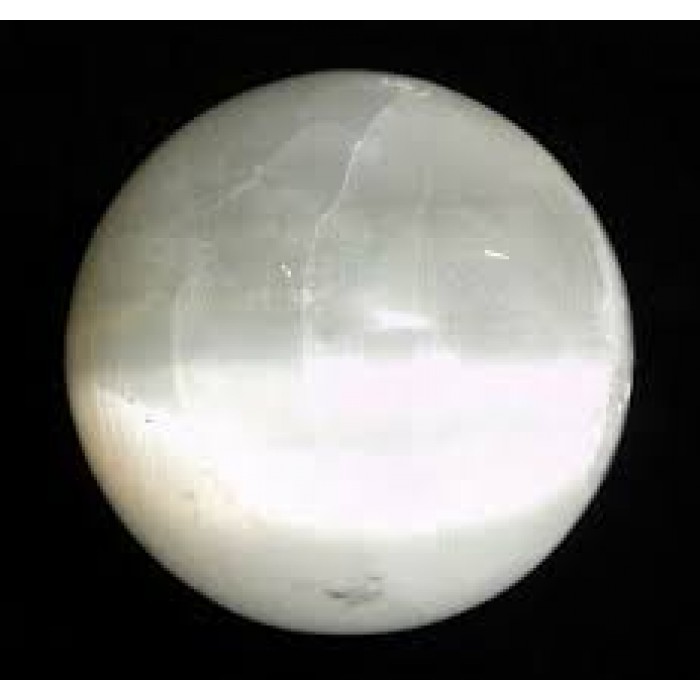 Sphère sélénite  (7-8 cm)