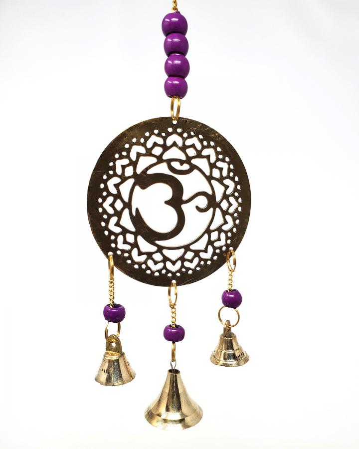 Carillon Om avec billes de couleur violettes. Donne une touche de  spiritualité à votre décoration. Inspirant pour la méditation - Boutique  Anges et Dragon
