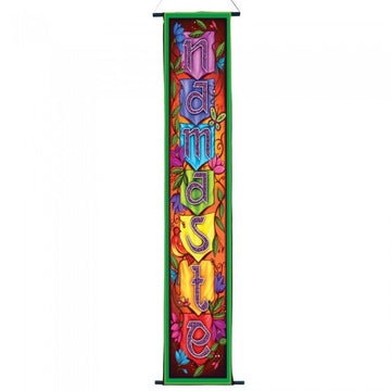 Banderole Namasté petit format 6 x 24 pouces