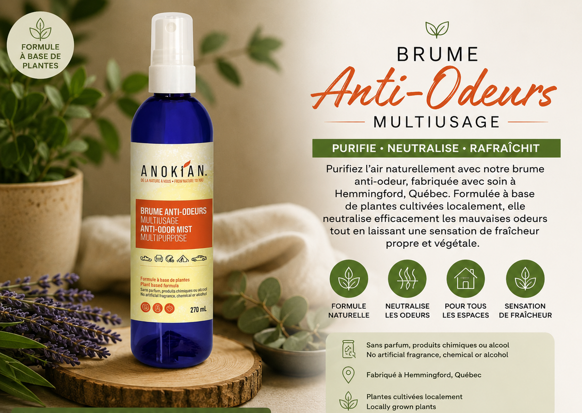 Brume Anti-Odeur multiusage Anokian