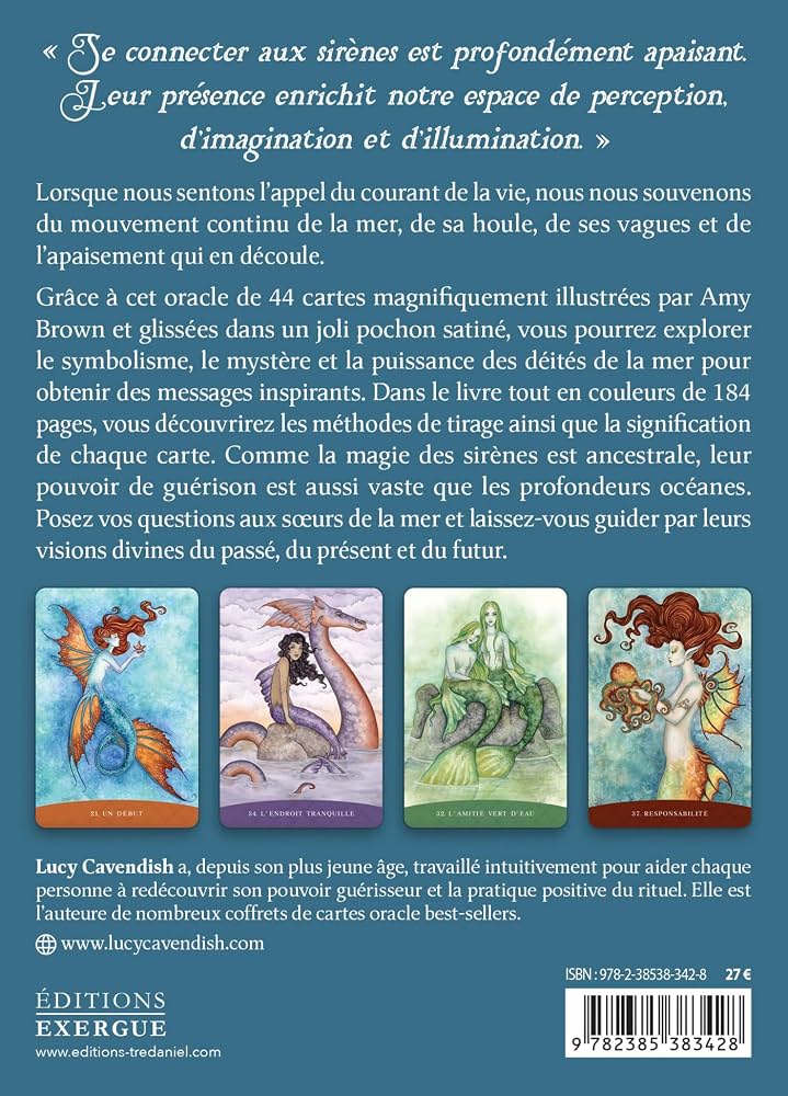 Cartes Oracle La magie des sirènes de Lucy Cavendish