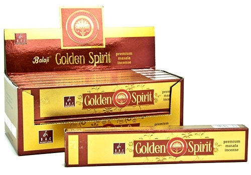 Encens Balaji Golden Spirit en bâtons – 15 g