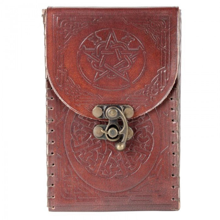 Étui en cuir Pentacle pour cartes