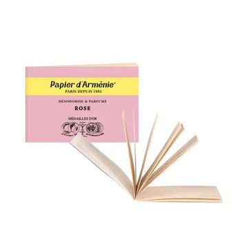 Papier d'arménie à la rose