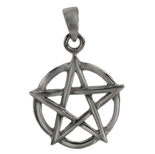 Pendentif Pentagramme en argent sterling 925 – 23 mm
