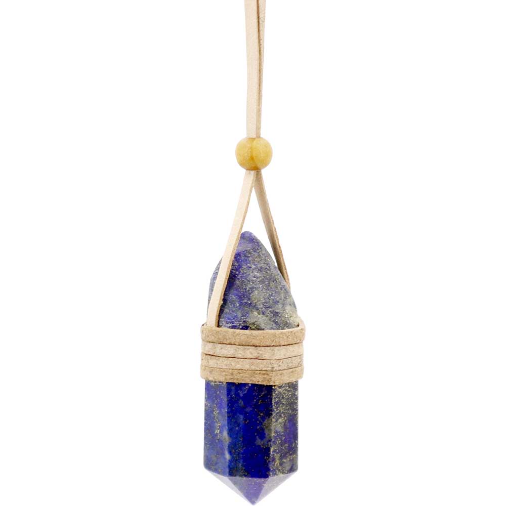 Pendentif pointe lapis lazuli
