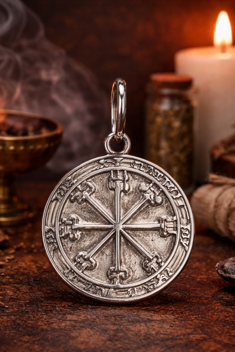 Pendentif Pentacle de Saturne