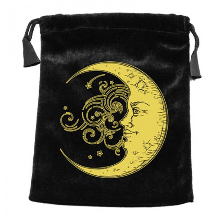 Pochette en velour 5x7 avec demi-lune