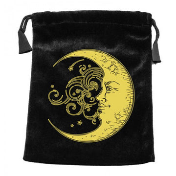 Pochette en velour 5x7 avec demi-lune