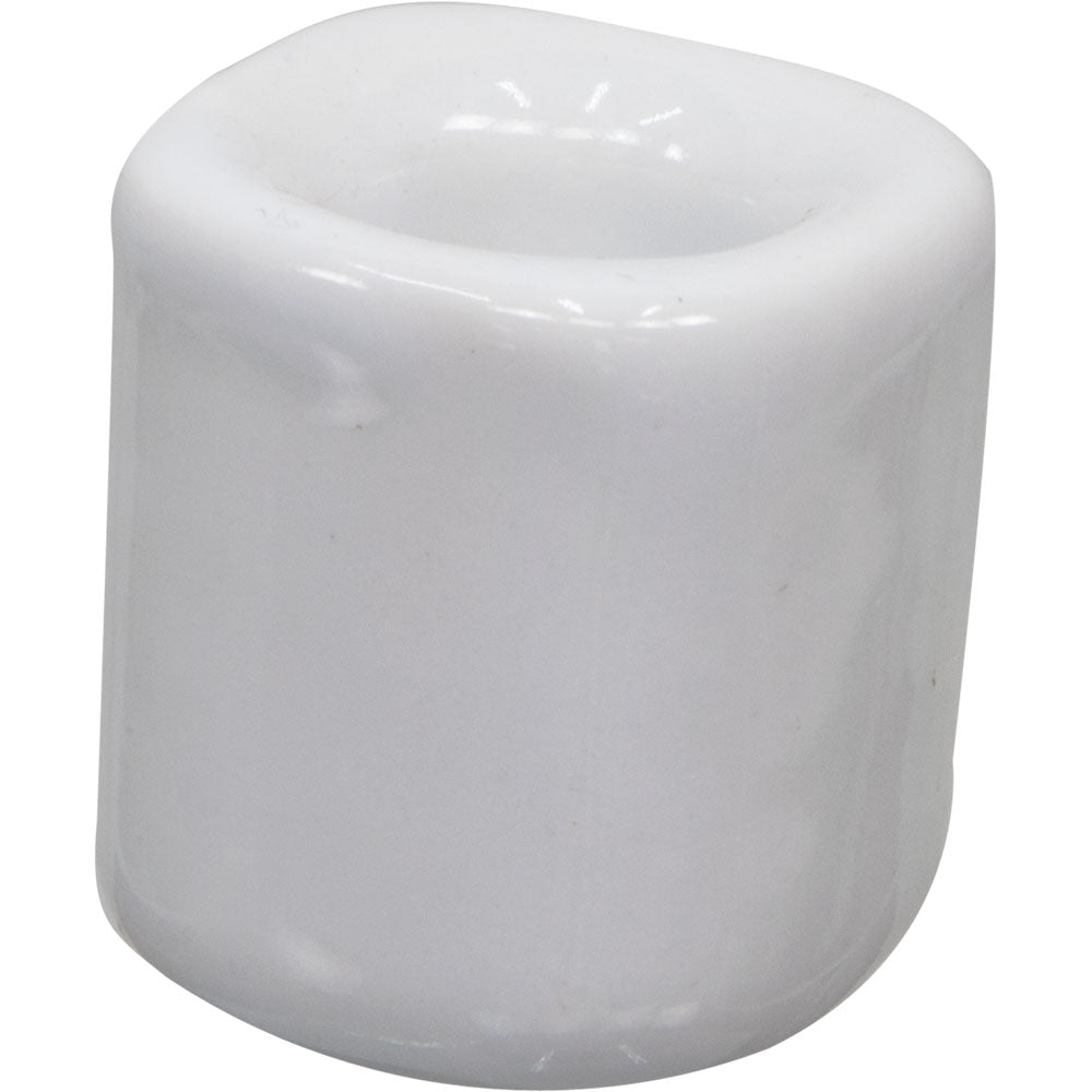 Mini bougeoir rituel blanc en céramique