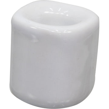 Mini bougeoir rituel blanc en céramique