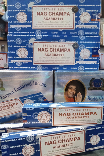 Encens bâtons Satya Sai Baba Nag Champa original – différents formats