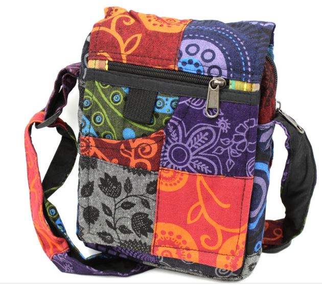 Sac bandoulière messenger bag Patchwork